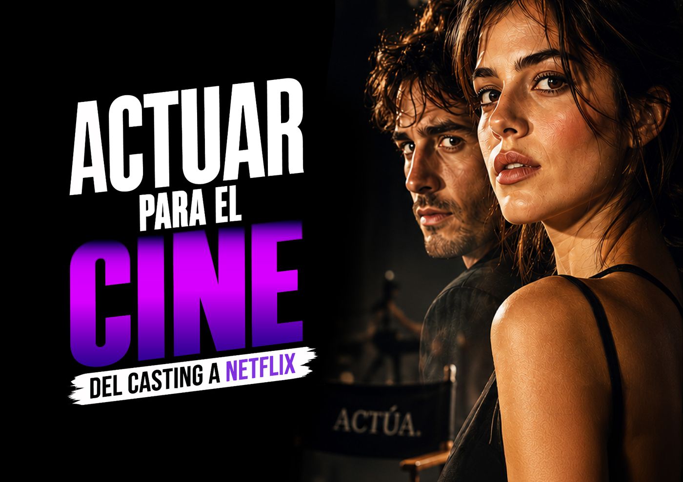 Formación Actuar para el Cine: Del Casting a Netflix para actrices y actores en Madrid - RODANDO Experience