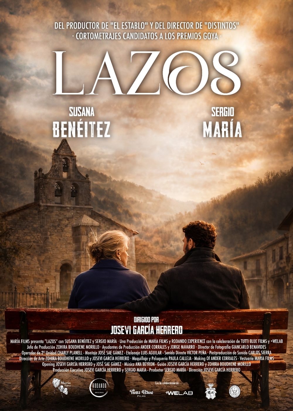 Cartel del cortometraje Lazos producido por RODANDO Experience